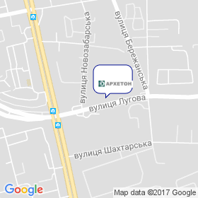 Архетон Україна на мапі Архетон Україна на мапі