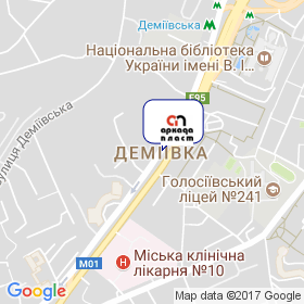 Аркада-Пласт на мапі Аркада-Пласт на мапі