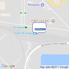 Армацентр на мапі Армацентр на мапі