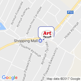 Артбетон на мапі