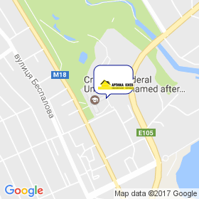 Артима Киев на мапі Артима Киев на мапі