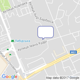 Астра Будівельна на мапі