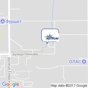 АСТРУМ Интертрейд на мапі АСТРУМ Интертрейд на мапі