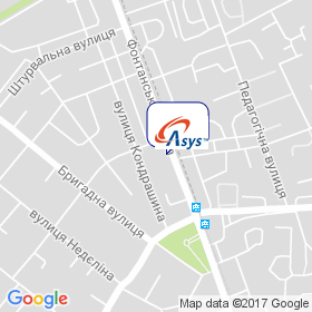 Асiс - Одеса на мапі Асiс - Одеса на мапі