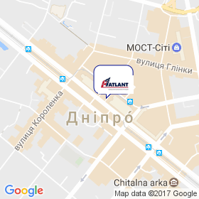 Атлант на мапі Атлант на мапі