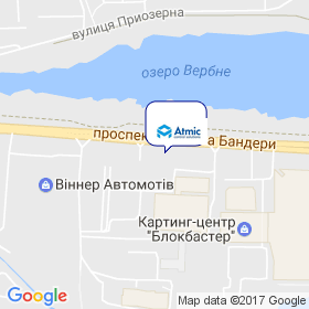 Атмік на мапі Атмік на мапі