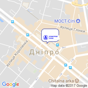 Атомбудгруп на мапі