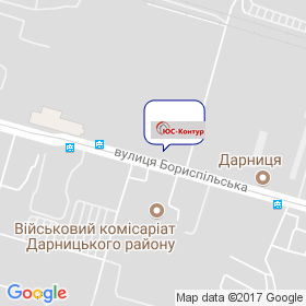 ЮС-Контур на мапі ЮС-Контур на мапі