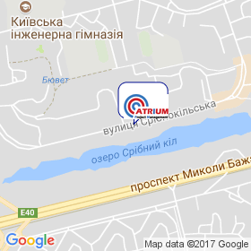 Атріум на мапі Атріум на мапі