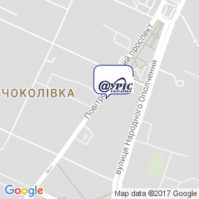 Ауріс Україна на мапі