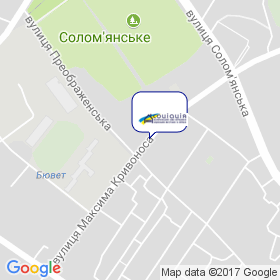 Всеукраїнський союз виробників будівельних матеріалів та виробів на мапі