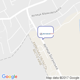 Автокар-777 на мапі Автокар-777 на мапі