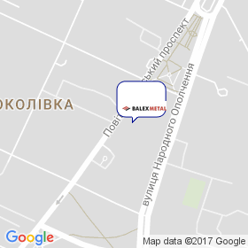 БАЛЕКС МЕТАЛ на мапі