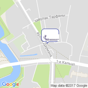 БАТЭ на мапі БАТЭ на мапі