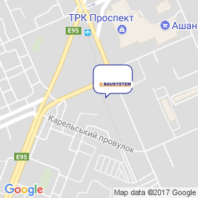 Баусістем на мапі Баусістем на мапі