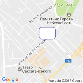 Білоцерківський гранітний карєр на мапі