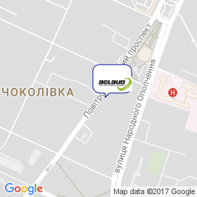 Бєлбуд на мапі