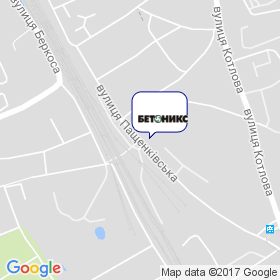 Бетонікс на мапі Бетонікс на мапі