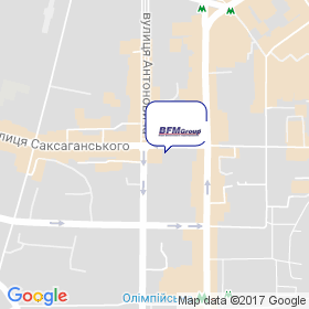БФМ Групп на мапі БФМ Групп на мапі