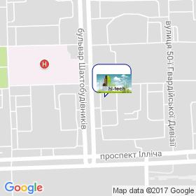 Бiо Хай Теч на мапі Бiо Хай Теч на мапі