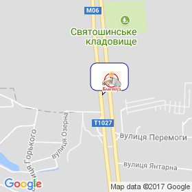 Благобуд на мапі