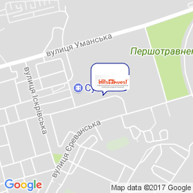 Бліц Інвест на мапі