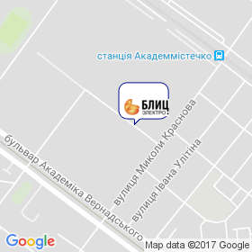 БЛІЦ-Електро на мапі