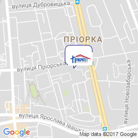 Технічний центр `Приорітет` на мапі Технічний центр `Приорітет` на мапі