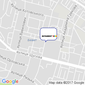 Ботамент на мапі Ботамент на мапі