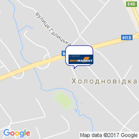 Брама Маркет на мапі Брама Маркет на мапі