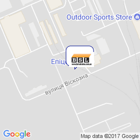 Бі Ес Ел Україна на мапі