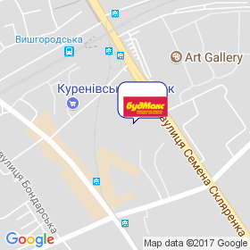 Будмакс на мапі