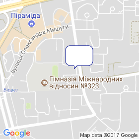 Студія Дмитра Биценко на мапі Студія Дмитра Биценко на мапі