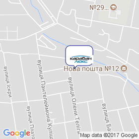 Караван Люкс на мапі Караван Люкс на мапі