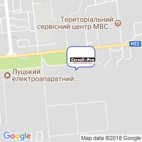 Центр комплектації Луцьк на мапі Центр комплектації Луцьк на мапі