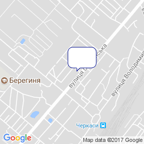 Черкаська електротехнічна компанія на мапі