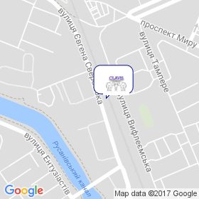 Клавіс на мапі Клавіс на мапі