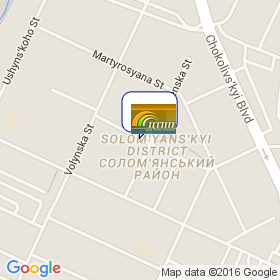 ПРОМВАТТ на мапі ПРОМВАТТ на мапі