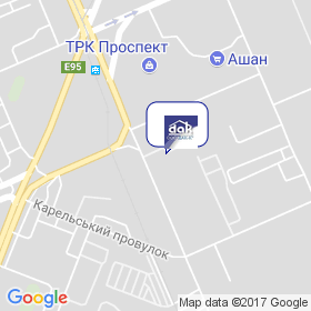 ДАК-К на мапі ДАК-К на мапі