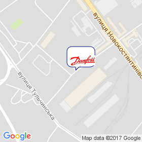 Данфосс ТОВ на мапі
