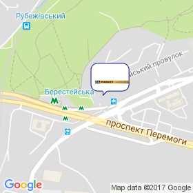 Да паркет на мапі Да паркет на мапі