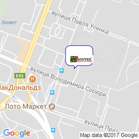 Дайвер ЛТД на мапі Дайвер ЛТД на мапі