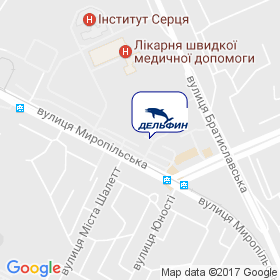 Дельфін-Аква на мапі