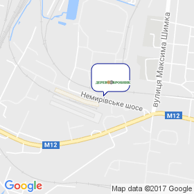 ДЕРЕВООБРОБНИК на мапі