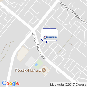 ДНЕПРОКОР на мапі