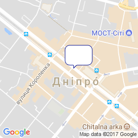 ДнепрСтрой на мапі ДнепрСтрой на мапі