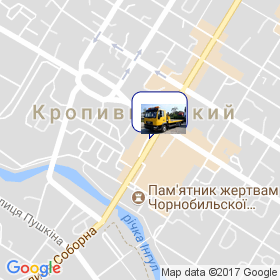 Домбровський на мапі