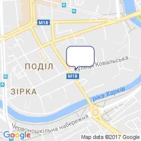 Домкомфорт на мапі Домкомфорт на мапі