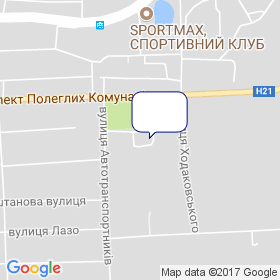 Бонбудсервіс НПП на мапі Бонбудсервіс НПП на мапі