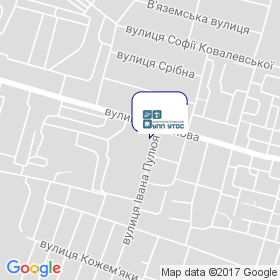 Дніпропетровське УВП УТОС на мапі Дніпропетровське УВП УТОС на мапі